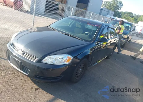 2010 Chevrolet Impala Police from USA, damaged, VIN 2G1WD5EM0A1204576